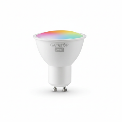 Bombilla GU10 con luz RGB degradado