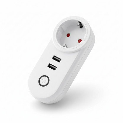 Enchufe Inteligente WiFi EU – Control por App, Compatible con Alexa y Google Home