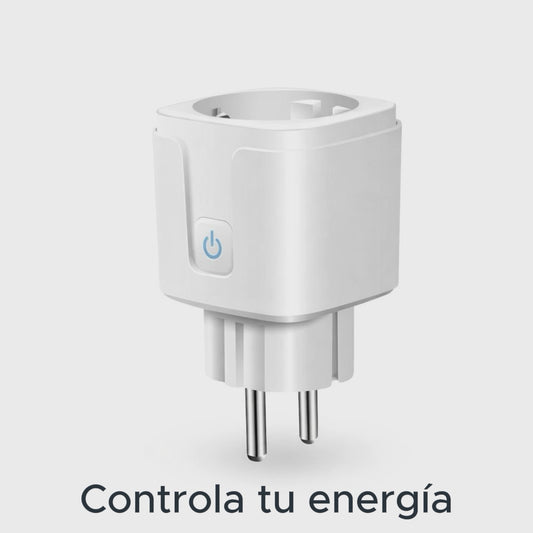 Enchufe Inteligente WiFi 20A con Medidor de Consumo